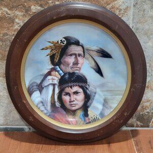 Vague Shadows The Blackfoot Nation Decorative Collector Plate by Perillo Eighth